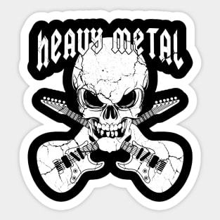 Heavy Metal Tee Sticker